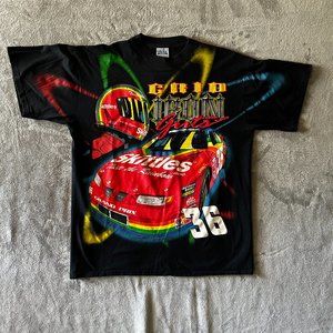 1998' Grid Iron Guts skittles Ernie Irvan racing AOP Tee Large